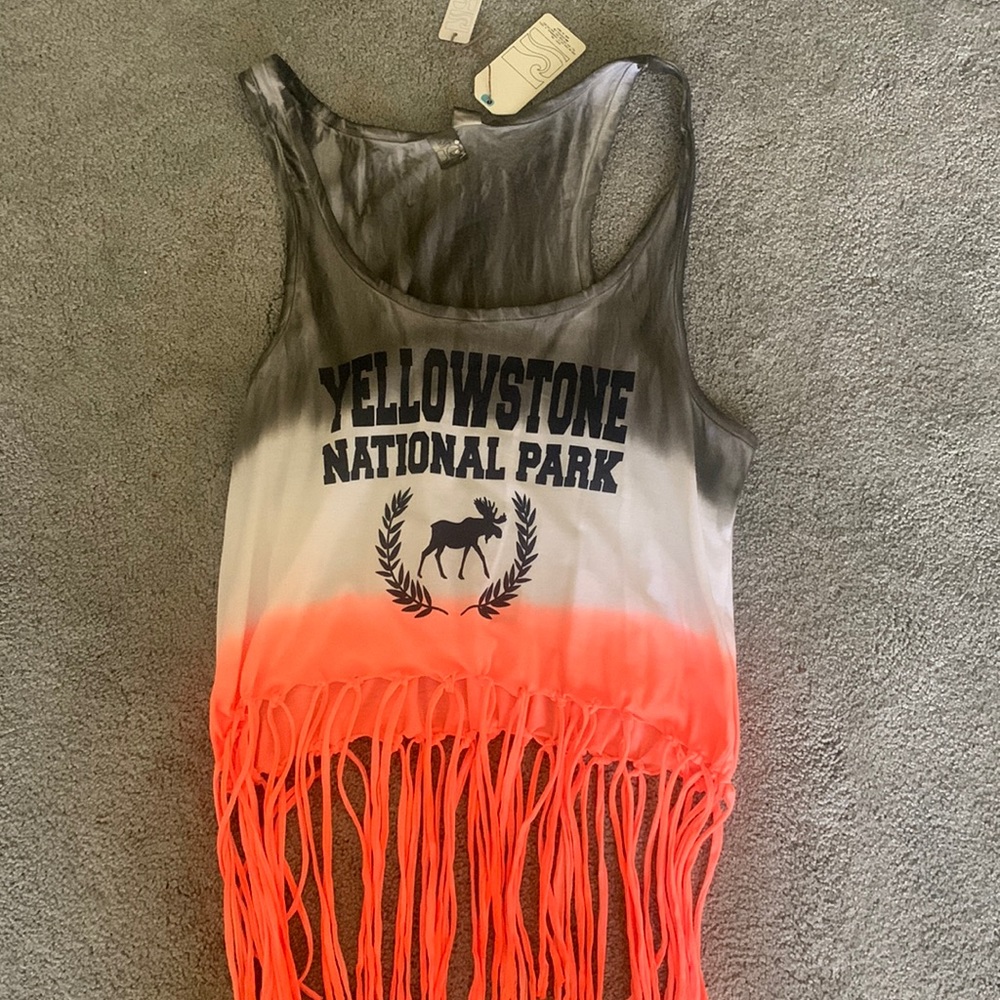 Yellowstone national park tank top